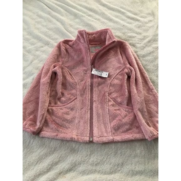 Girl’s Size XS sherpa sweater The childrens  PLACE Rose Quartz Full Zip - Picture 5 of 12